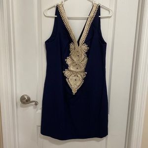 Lilly Pulitzer Navy Blue Dress.